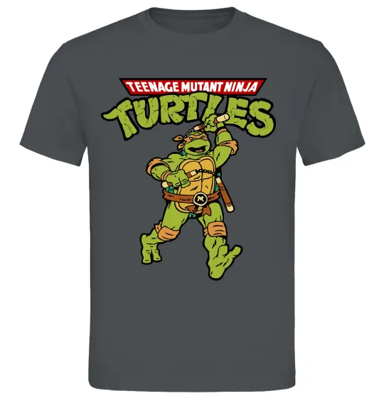 Чоловіча футболка Ninja Turtles Мікеланджело Графіт фото