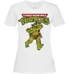 Жіноча футболка Ninja Turtles Мікеланджело Білий фото