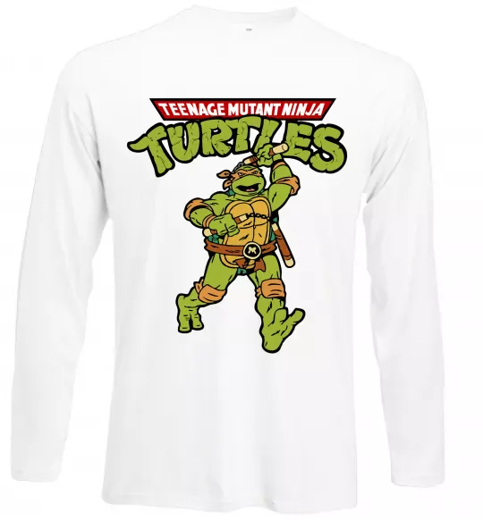 Лонгслив Ninja Turtles Мікеланджело Белый фото