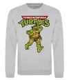 Свитшот Ninja Turtles Мікеланджело Серый меланж Свитшот Ninja Turtles Мікеланджело Серый меланж фото