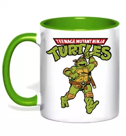 Чашка с цветной ручкой Чашка с цветной ручкой