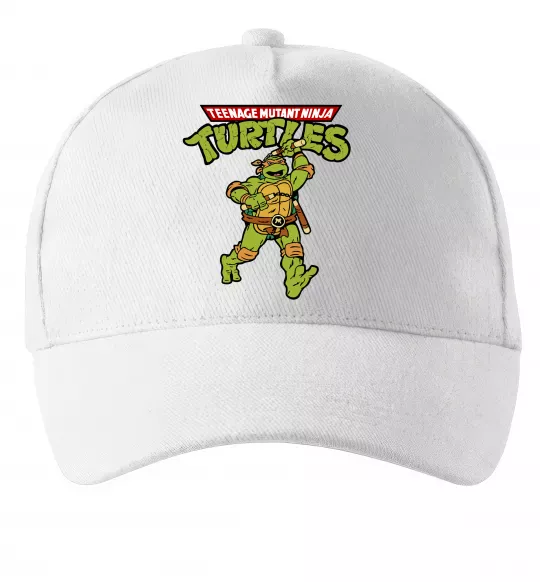 Кепка Ninja Turtles Мікеланджело Белый фото