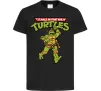 Детская футболка Ninja Turtles Мікеланджело Черный фото