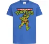 Детская футболка Ninja Turtles Мікеланджело Ярко-синий фото