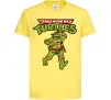 Детская футболка Ninja Turtles Мікеланджело Лимонный фото
