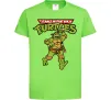Детская футболка Ninja Turtles Мікеланджело Лаймовый фото