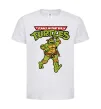 Детская футболка Ninja Turtles Мікеланджело Белый фото