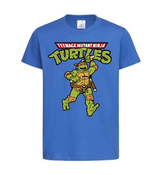 Детская футболка Ninja Turtles Мікеланджело Ярко-синий фото