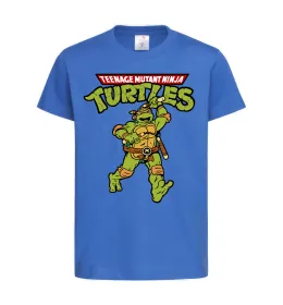 Детская футболка Ninja Turtles Мікеланджело Ярко-синий фото