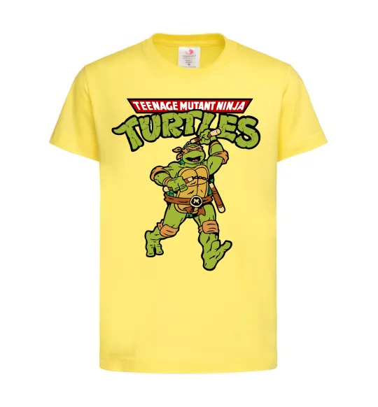 Детская футболка Ninja Turtles Мікеланджело Лимонный фото