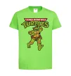 Детская футболка Ninja Turtles Мікеланджело Лаймовый фото