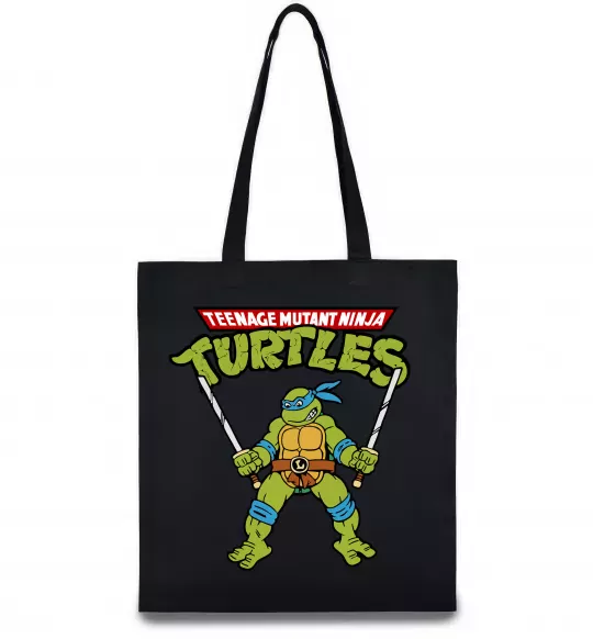 Эко-сумка Leonardo Ninja Turtles Черный фото