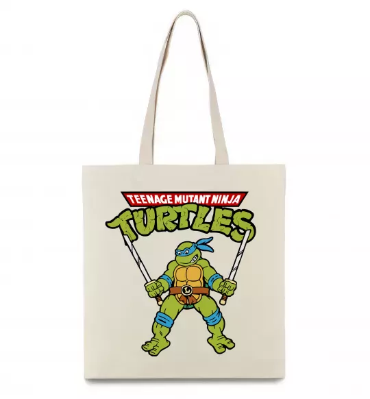 Эко-сумка Leonardo Ninja Turtles Бежевый фото