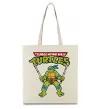 Эко-сумка Leonardo Ninja Turtles Бежевый фото