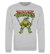 Свитшот Leonardo Ninja Turtles Серый меланж фото