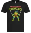Чоловіча футболка Leonardo Ninja Turtles Чорний Чоловіча футболка Leonardo Ninja Turtles Чорний фото