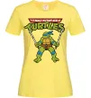 Жіноча футболка Leonardo Ninja Turtles Лимонний фото