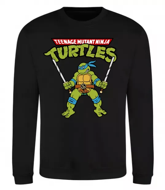 Свитшот Leonardo Ninja Turtles Черный фото