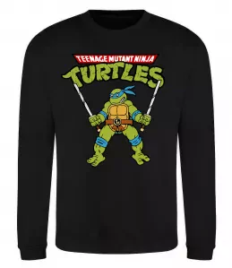 Свитшот Leonardo Ninja Turtles Черный фото