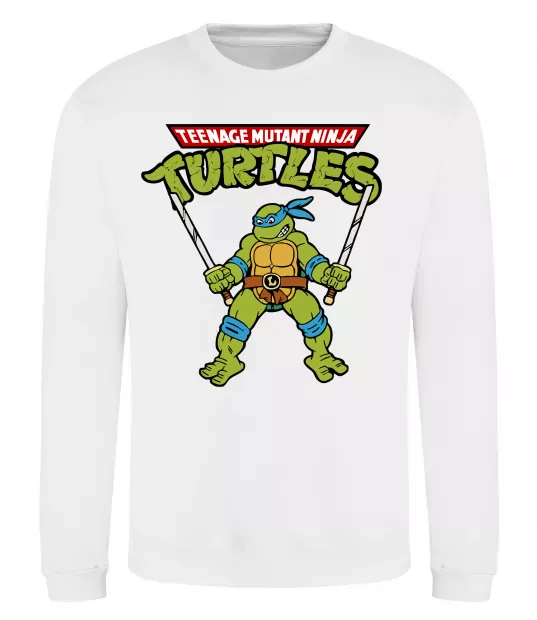 Свитшот Leonardo Ninja Turtles Белый фото
