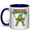 Чашка з кольоровою ручкою Leonardo Ninja Turtles Глибокий темно-синій фото