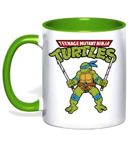 Чашка з кольоровою ручкою Leonardo Ninja Turtles