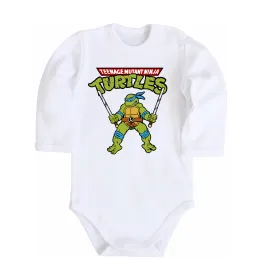 Детский боди Leonardo Ninja Turtles Белый фото