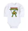 Детский боди Leonardo Ninja Turtles Белый фото