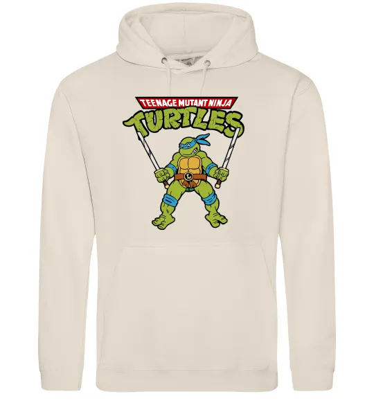 Мужская толстовка (худи) Leonardo Ninja Turtles Таш фото