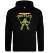 Жіноча толстовка (худі) Leonardo Ninja Turtles Чорний фото