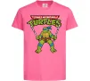 Дитяча футболка Leonardo Ninja Turtles Яскраво-рожевий фото