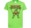 Дитяча футболка Leonardo Ninja Turtles Лаймовий фото