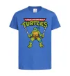 Детская футболка Leonardo Ninja Turtles Ярко-синий фото