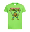 Детская футболка Leonardo Ninja Turtles Лаймовый фото