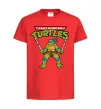 Детская футболка Leonardo Ninja Turtles Красный фото