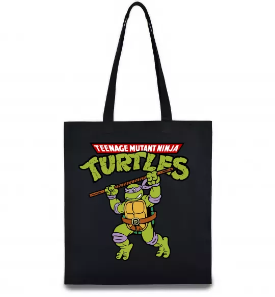 Еко-сумка Ninja turtles Donatello Чорний фото