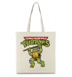 Еко-сумка Ninja turtles Donatello Бежевий Еко-сумка Ninja turtles Donatello Бежевий фото