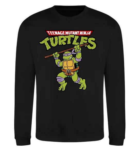 Свитшот Ninja turtles Donatello Черный фото