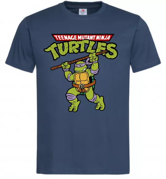 Чоловіча футболка Ninja turtles Donatello Темно-синій фото
