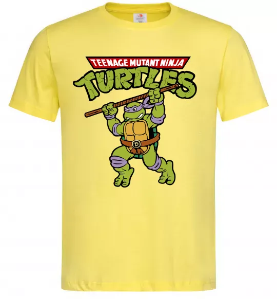 Чоловіча футболка Ninja turtles Donatello Лимонний фото