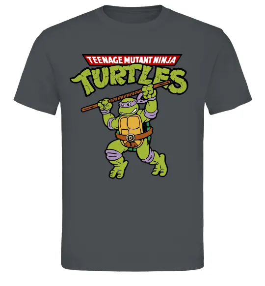 Чоловіча футболка Ninja turtles Donatello Графіт фото