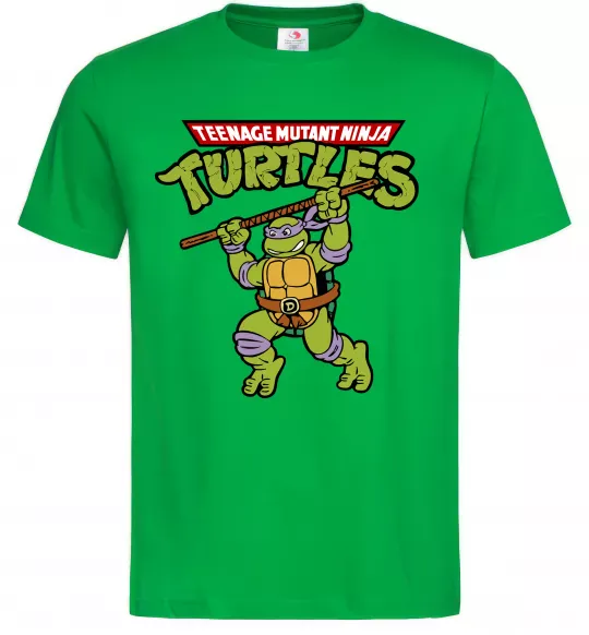 Чоловіча футболка Ninja turtles Donatello Зелений фото