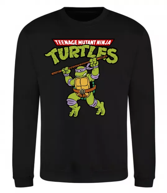 Свитшот Ninja turtles Donatello Черный фото