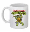 Чашка керамічна Ninja turtles Donatello Білий фото