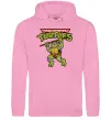 Мужская толстовка (худи) Ninja turtles Donatello Розовый фото