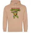 Чоловіча толстовка (худі) Ninja turtles Donatello Пісочний фото