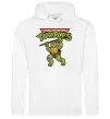 Жіноча толстовка (худі) Ninja turtles Donatello Білий фото