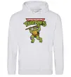 Жіноча толстовка (худі) Ninja turtles Donatello Сірий меланж фото