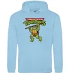 Жіноча толстовка (худі) Ninja turtles Donatello Блакитний фото