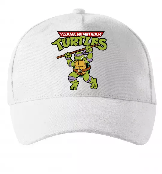 Кепка Ninja turtles Donatello Белый фото